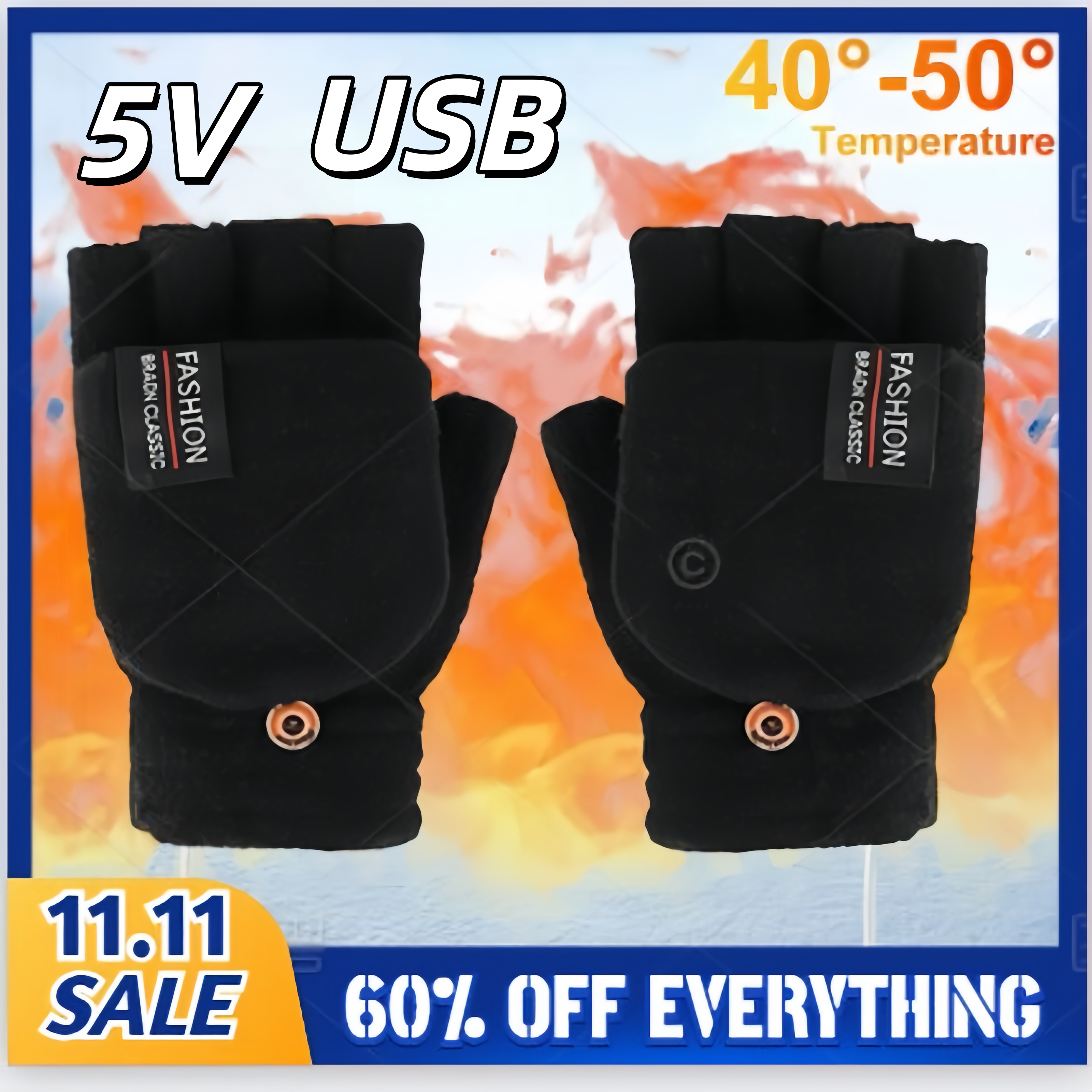 Electric USB Heating Gloves Ha - Hand Warmer Electric recension och pris