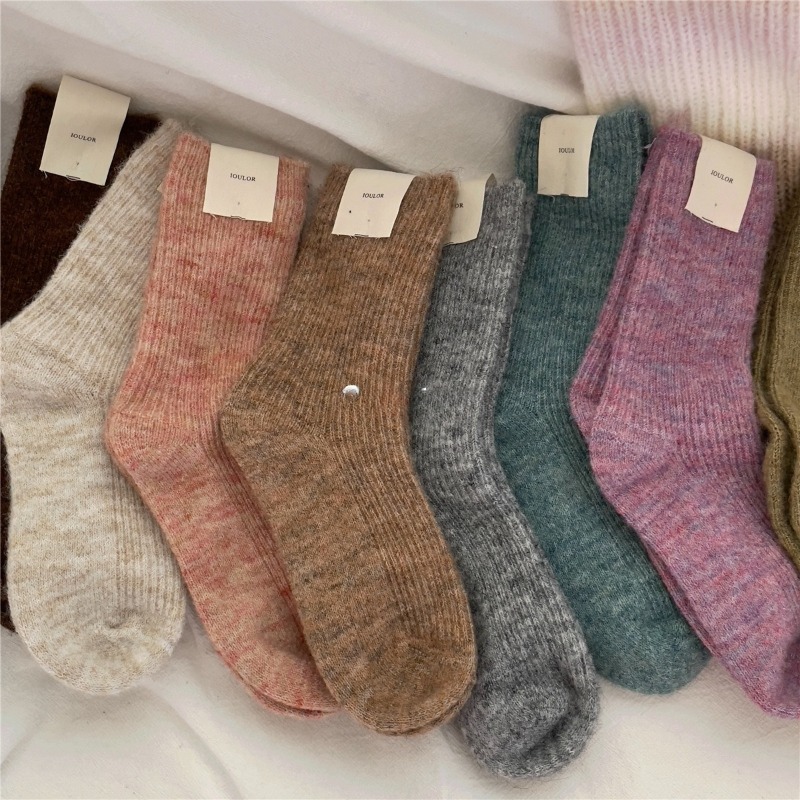 9 pairs New Winter Thermal Ove - Thermal Sock Wool recension och pris