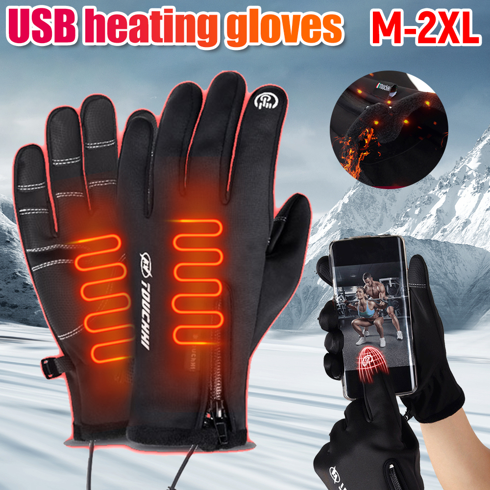 Winter Ski USB Heated Gloves T - Touch Screen Gloves recension och pris