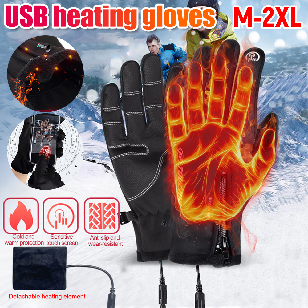 Winter Ski USB Heated Gloves T - Touch Screen Gloves recension och pris