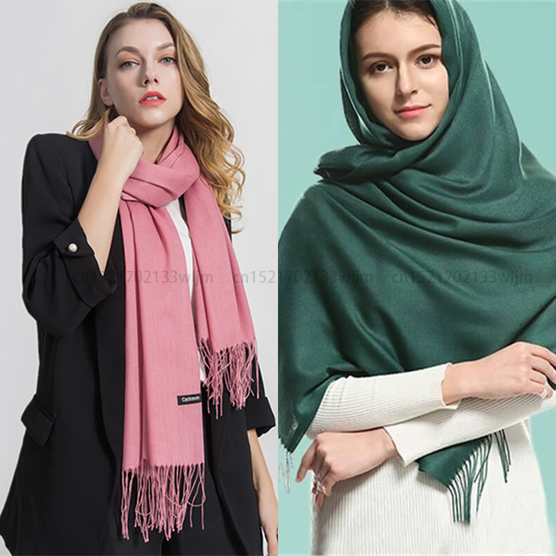 2024 Fashion Winter Women Scar - Cashmere Pashmina Wrap recension och pris