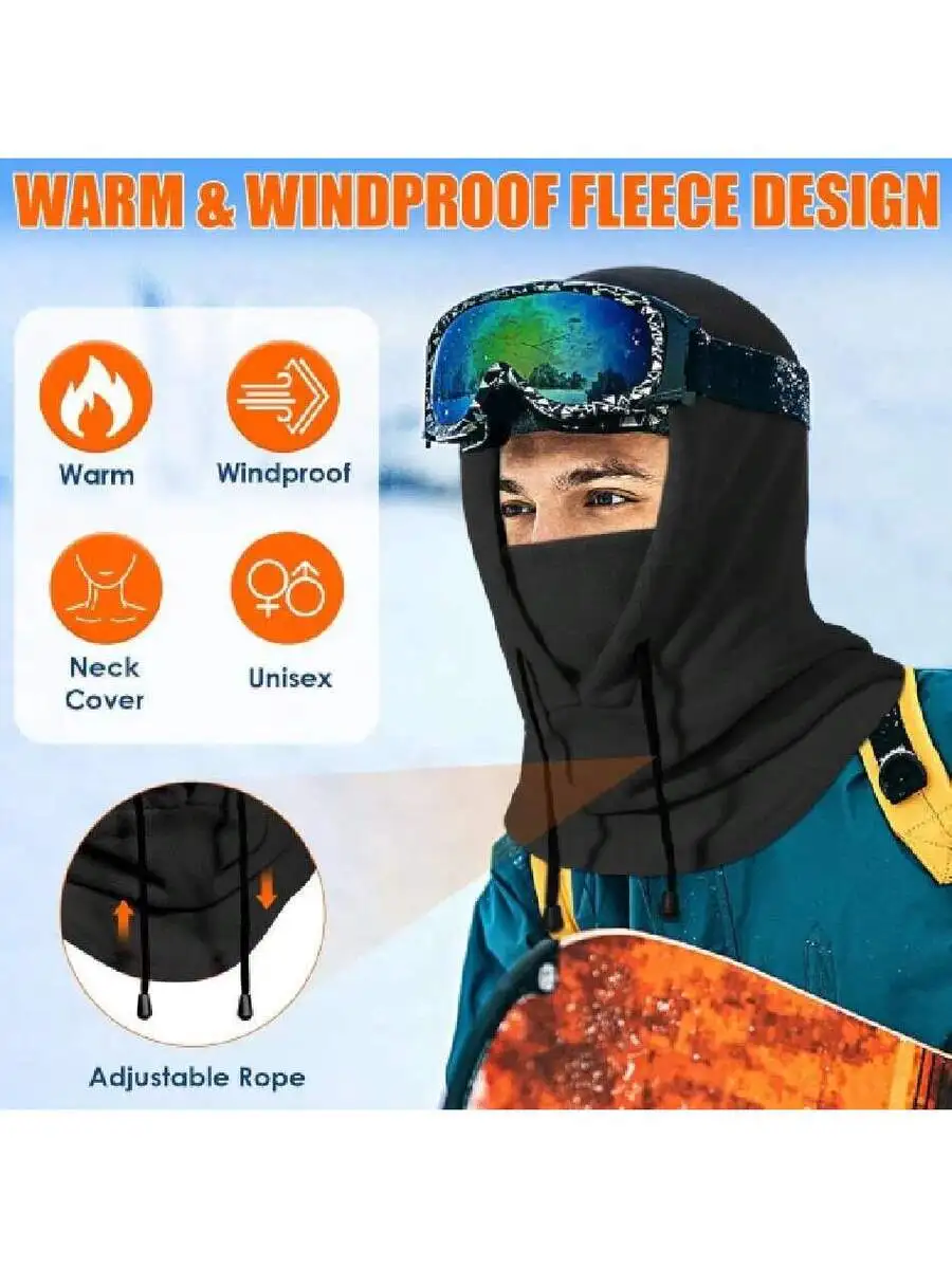 Warm Windproof Fleece Balaclav - Balaclava Ski Mask recension och pris