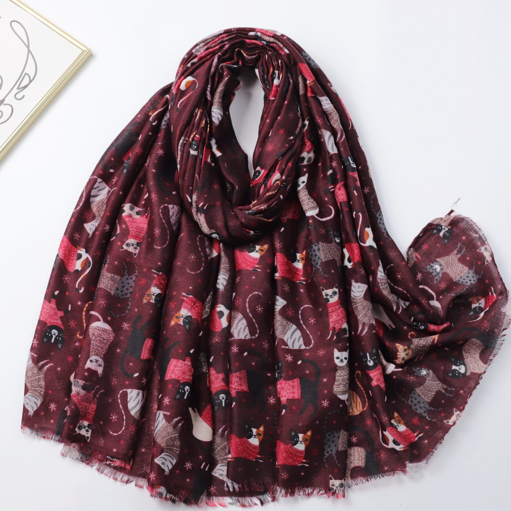 Women's Lovely Cartoon Playful - Shawl Wrap Winter recension och pris
