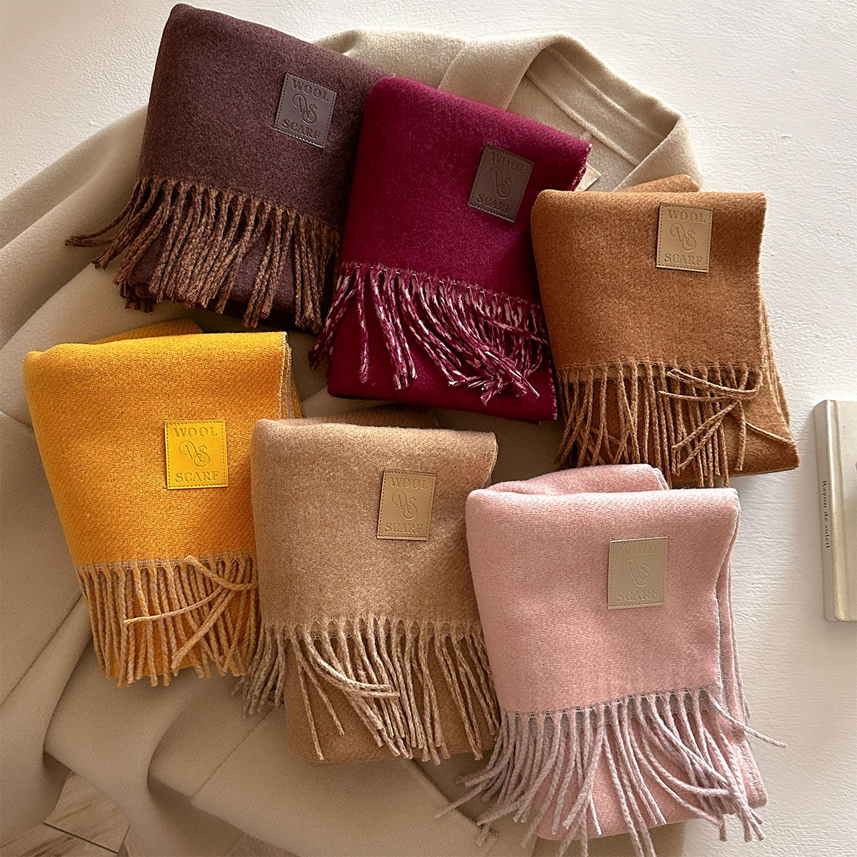NEW Wool Winter Thick Warm Sca - Cashmere Pashmina Wrap recension och pris