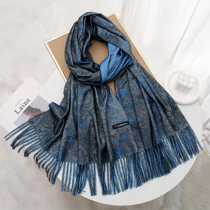 Luxury Paisley Pashmina Shawl  - Cashmere Pashmina Wrap recension och pris