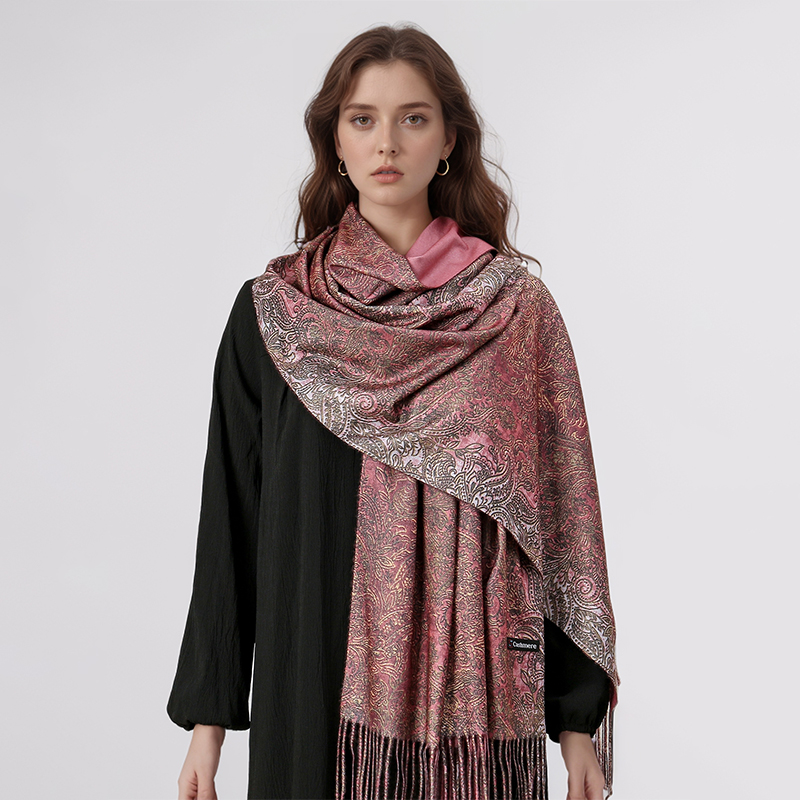 Luxury Paisley Pashmina Shawl  - Cashmere Pashmina Wrap recension och pris
