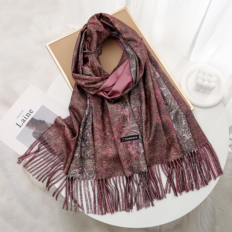 Luxury Paisley Pashmina Shawl  - Cashmere Pashmina Wrap recension och pris