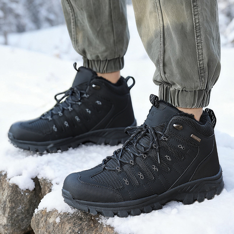 Winter Men's Boots Warm Plush  - Waterproof Winter Boot recension och pris