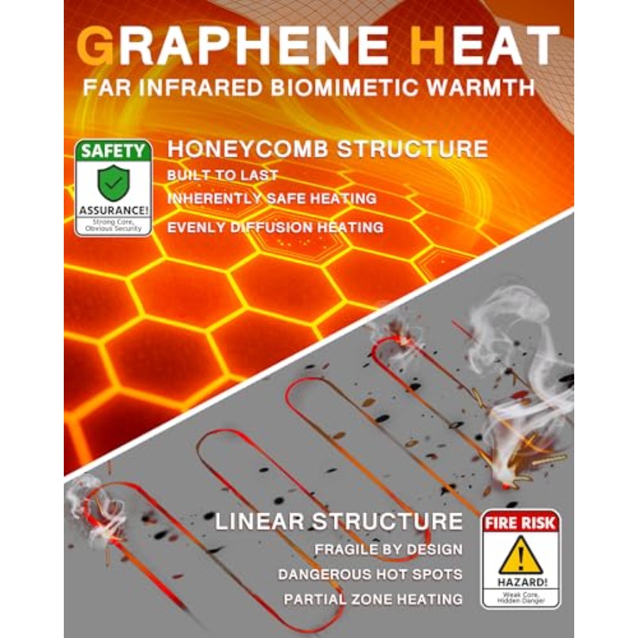Wulcea Graphene Heated Vest Fo - Heated Vest Battery recension och pris