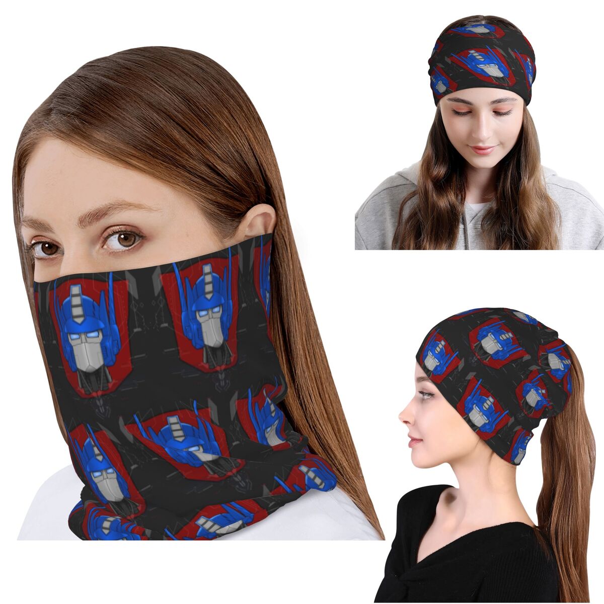 Optimus Prime Bust Bandana Nec - Knit Beanie Hat Warm recension och pris