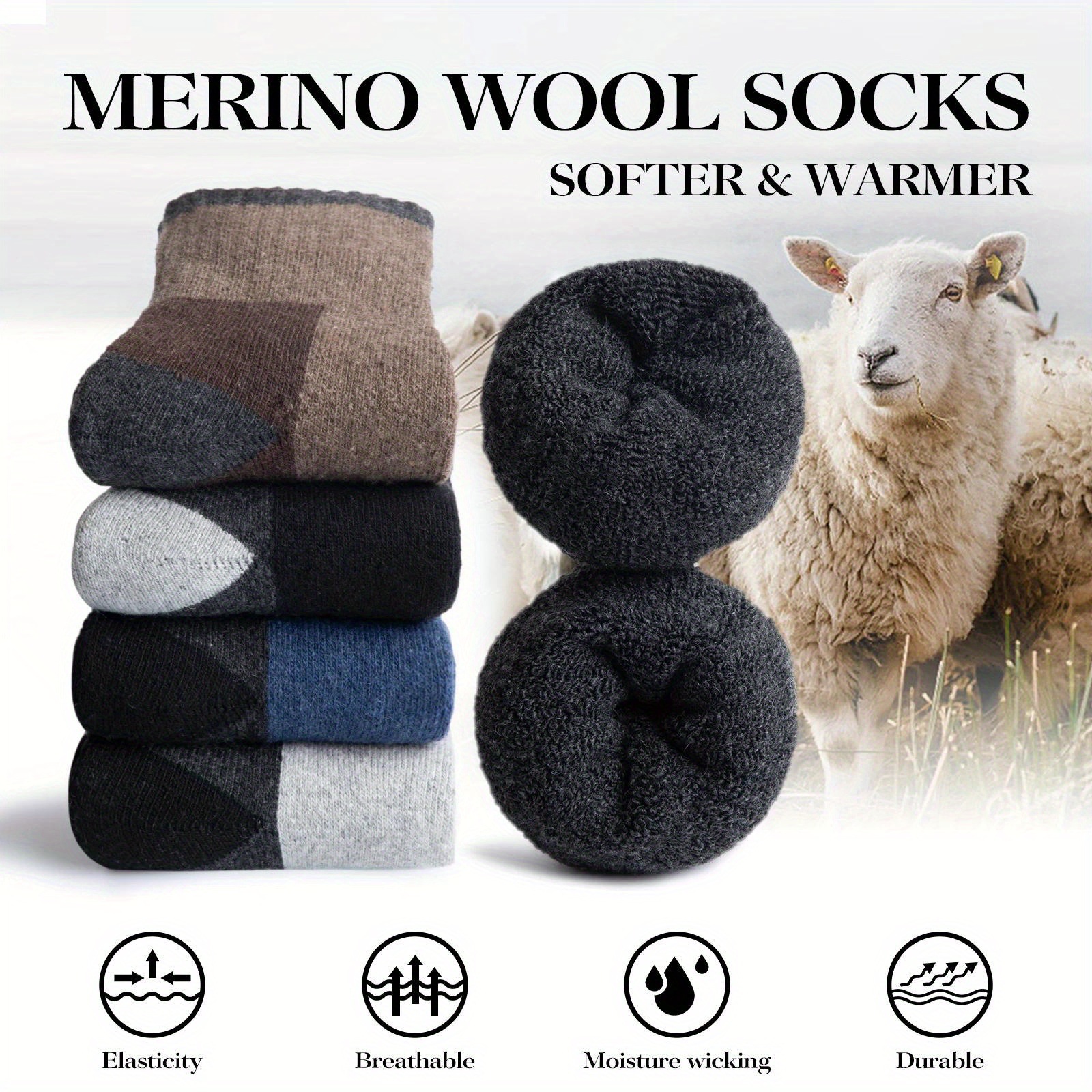 Winter Merino Wool Socks Thick - Thermal Sock Wool recension och pris