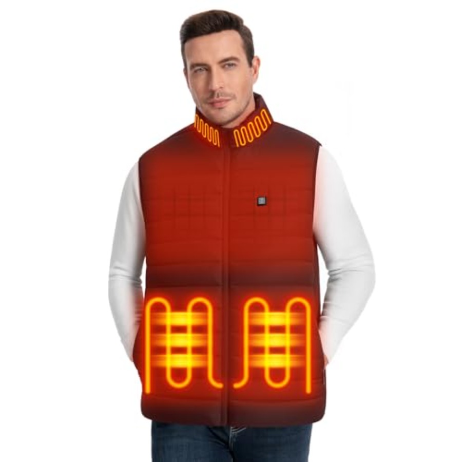 Men's Lightweight Heated Vest  - Heated Vest Battery recension och pris
