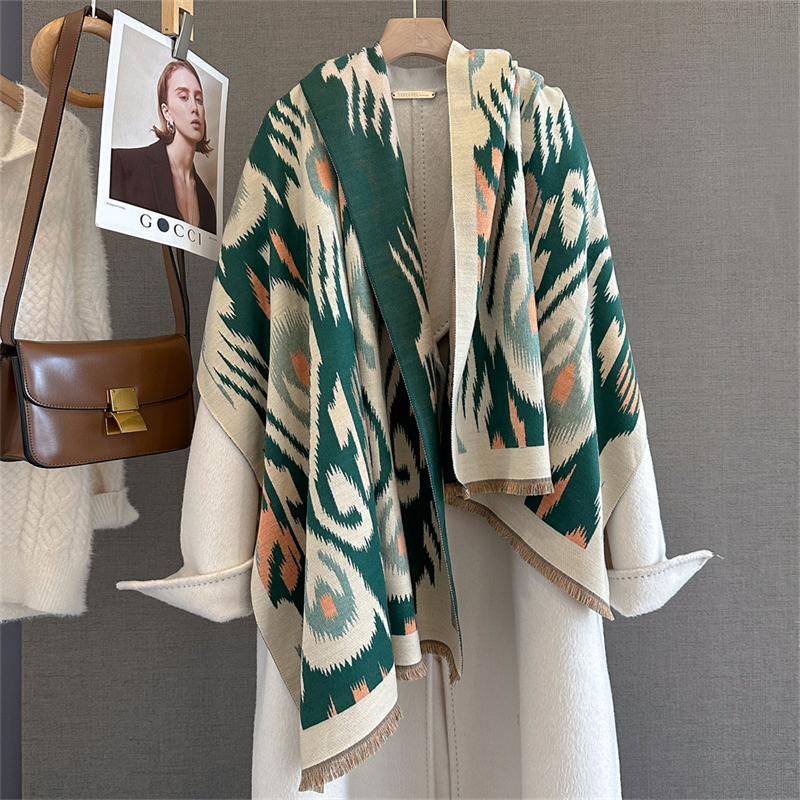 2025 Brand Warm Cashmere Ponch - Cashmere Pashmina Wrap recension och pris