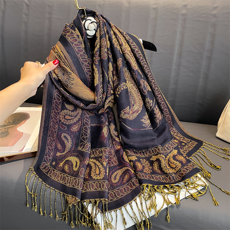 Luxury Brand Autumn Cashmere P - Cashmere Pashmina Wrap recension och pris