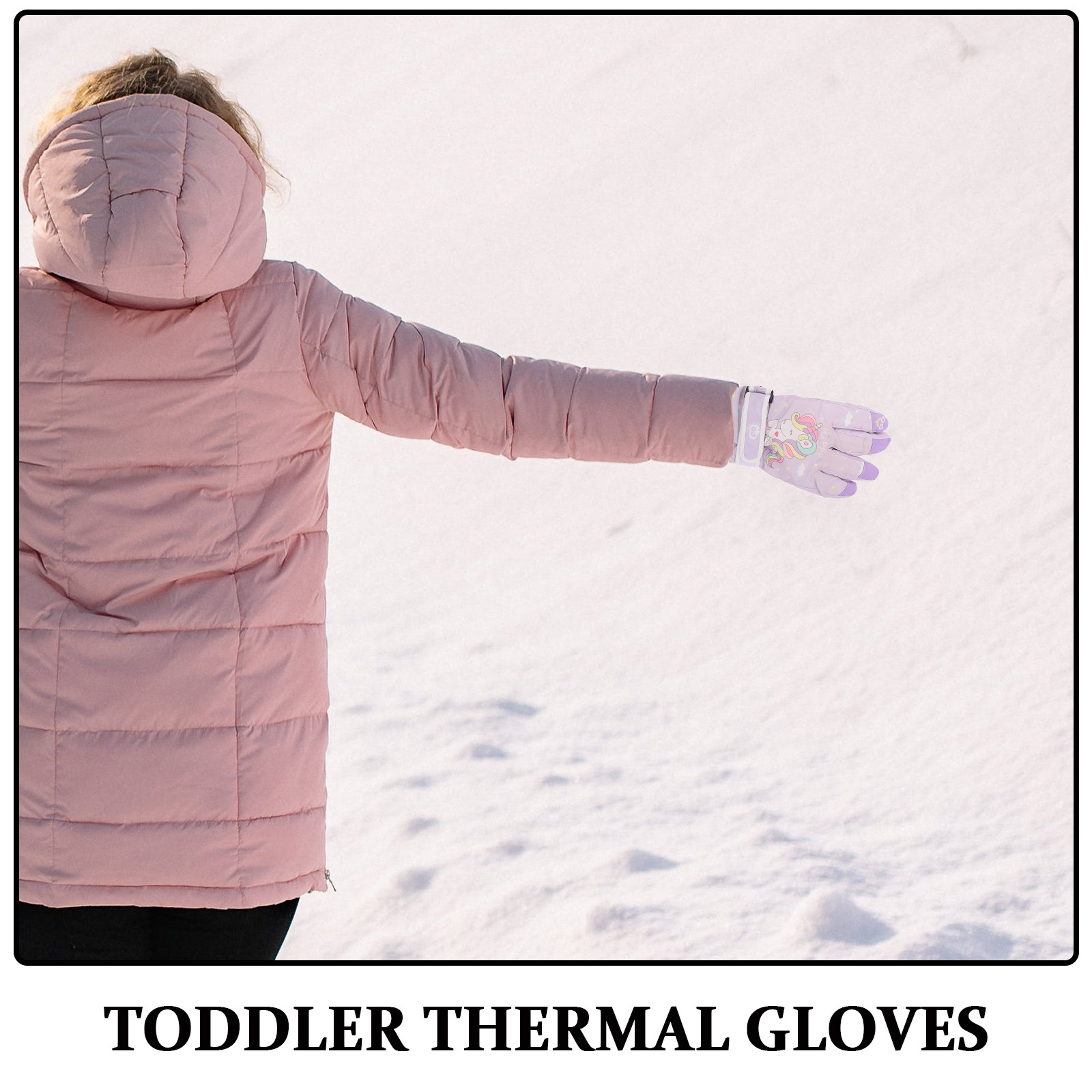 1Pair Ski Mittens Waterproof T - Snow Glove Insulated recension och pris