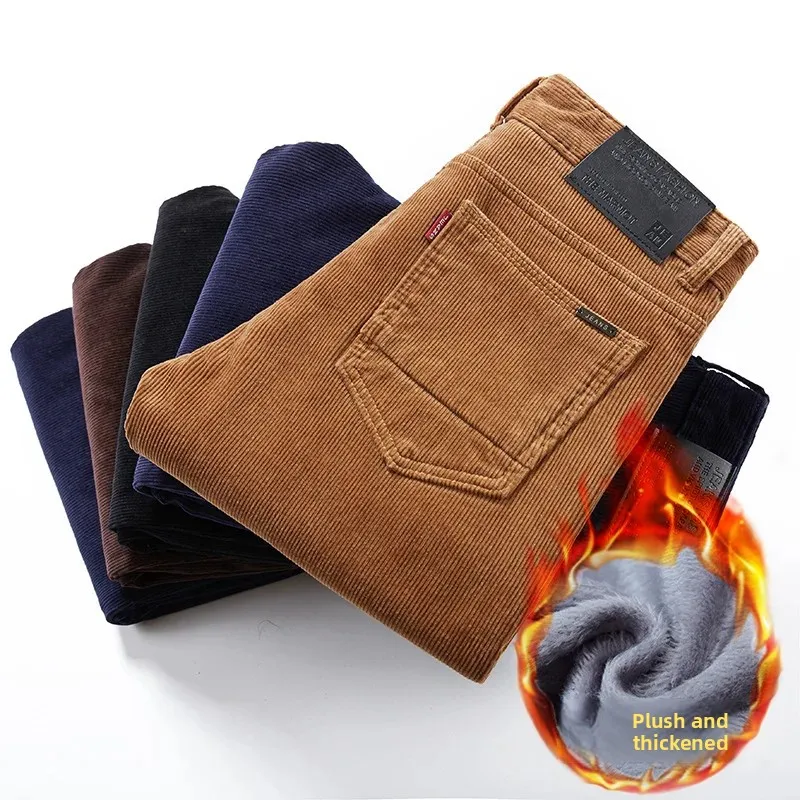 Thickened Fleece Lined Corduro - Corduroy Pant Warm recension och pris