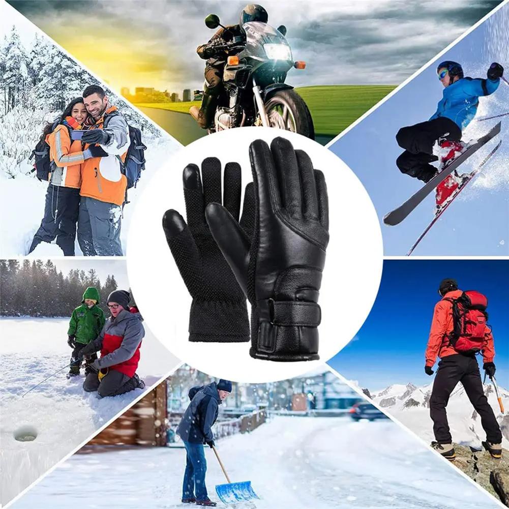1 Pair USB Heating Gloves Rech - Touch Screen Gloves recension och pris