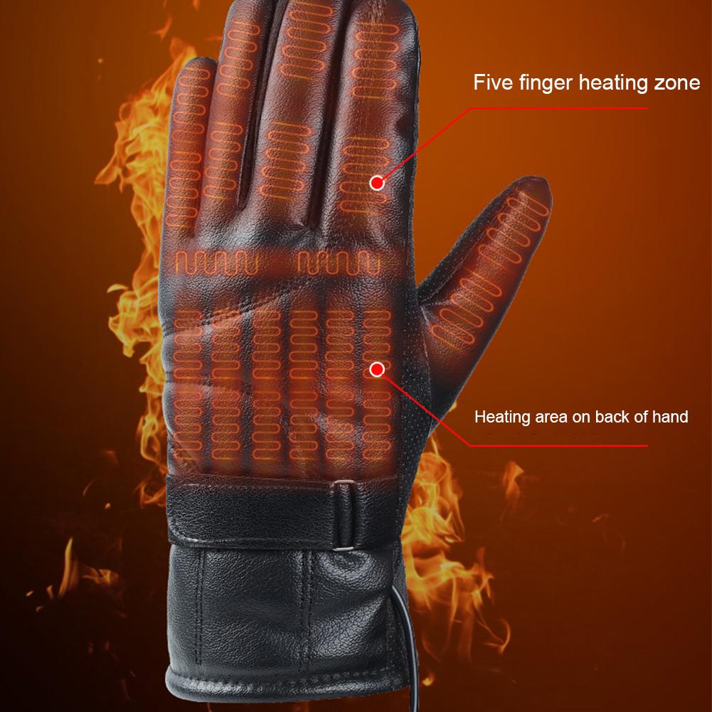 1 Pair USB Heating Gloves Rech - Touch Screen Gloves recension och pris