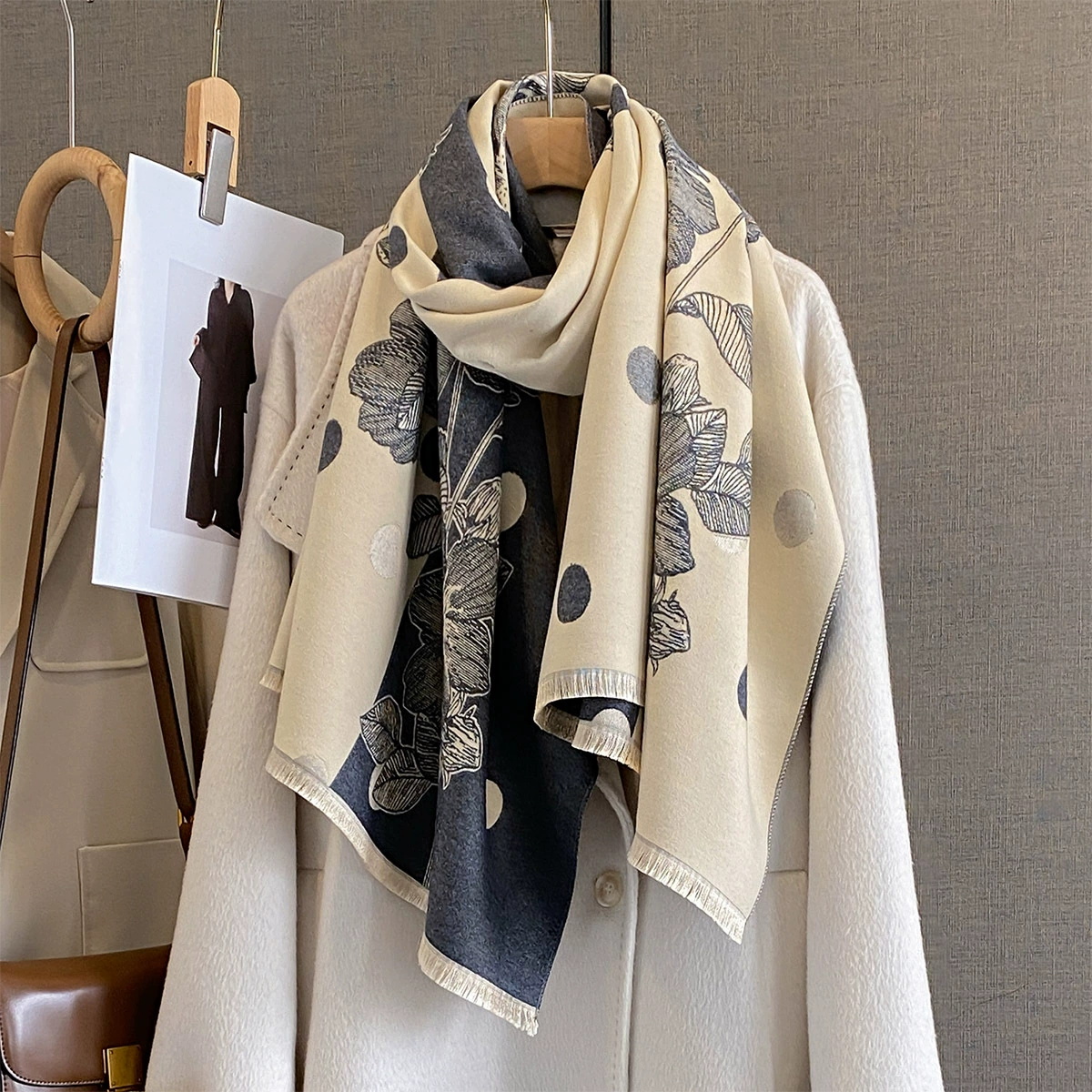 2025 Women Thicken Luxury Wint - Cashmere Pashmina Wrap recension och pris