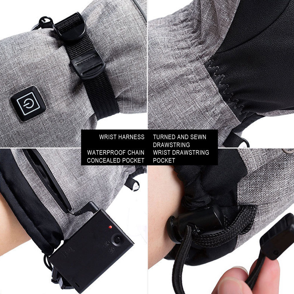 Electric Heated Gloves Men Wom - Touch Screen Gloves recension och pris