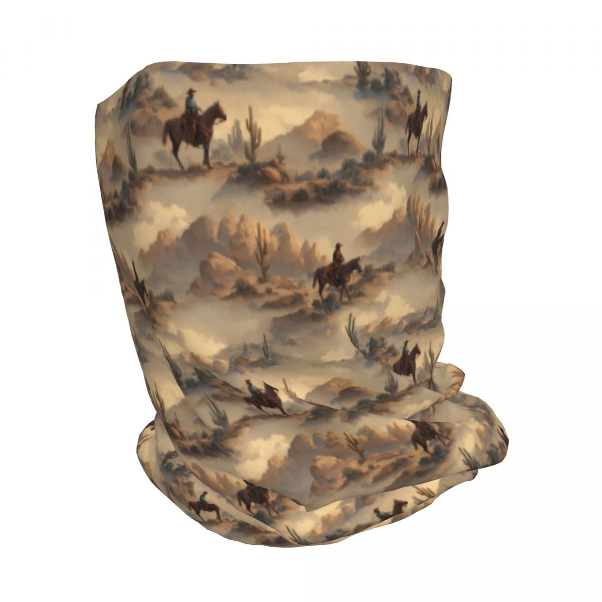 Cowboy In Desert Western Lands - Knit Beanie Hat Warm recension och pris