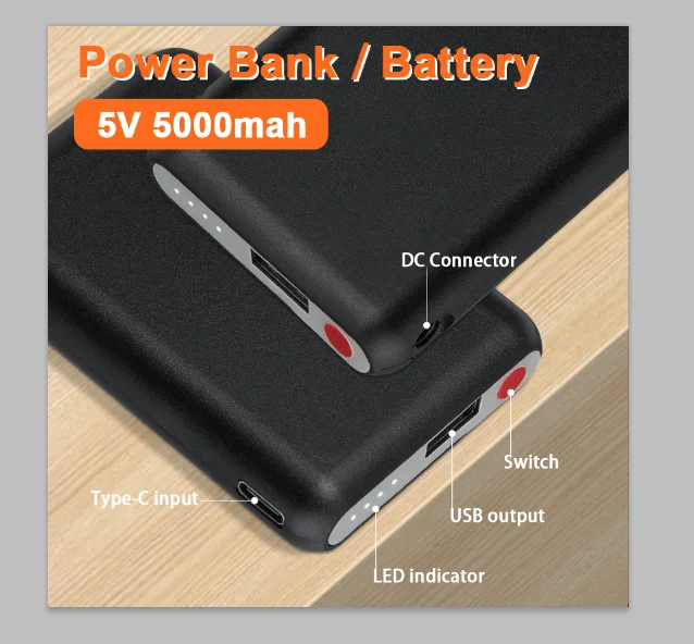 5V 5000mAh Heated Gloves Batte - Heated Vest Battery recension och pris