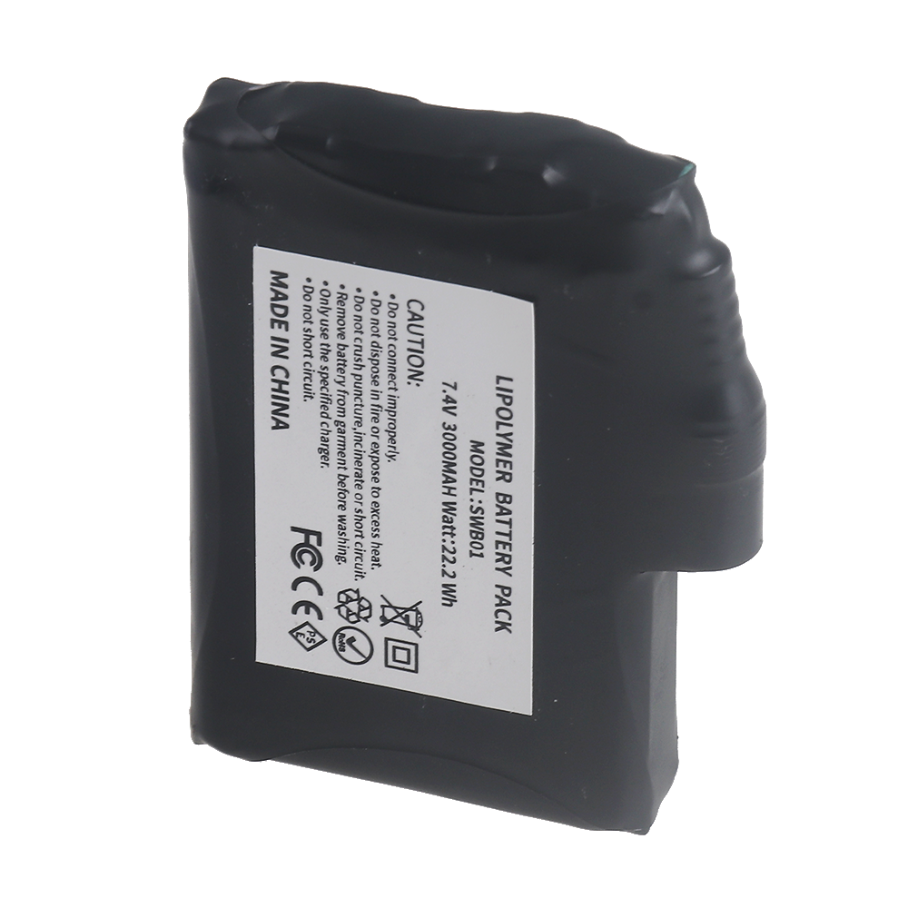 7.4V 3000mah Li-Polymer Batter - Heated Vest Battery recension och pris
