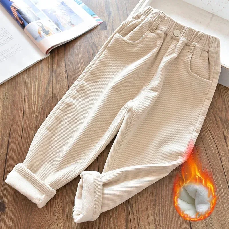 Velvet Lined Corduroy Kids Har - Corduroy Pant Warm recension och pris