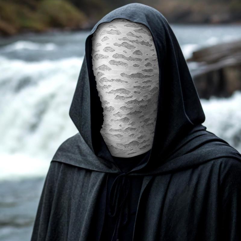 Gothic Punk Distressed Ripped  - Balaclava Ski Mask recension och pris