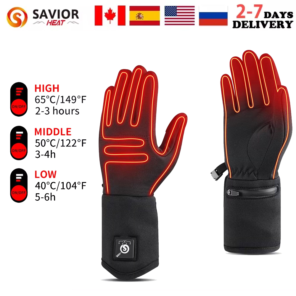 Savior Heated Waterproof Windp - Touch Screen Gloves recension och pris