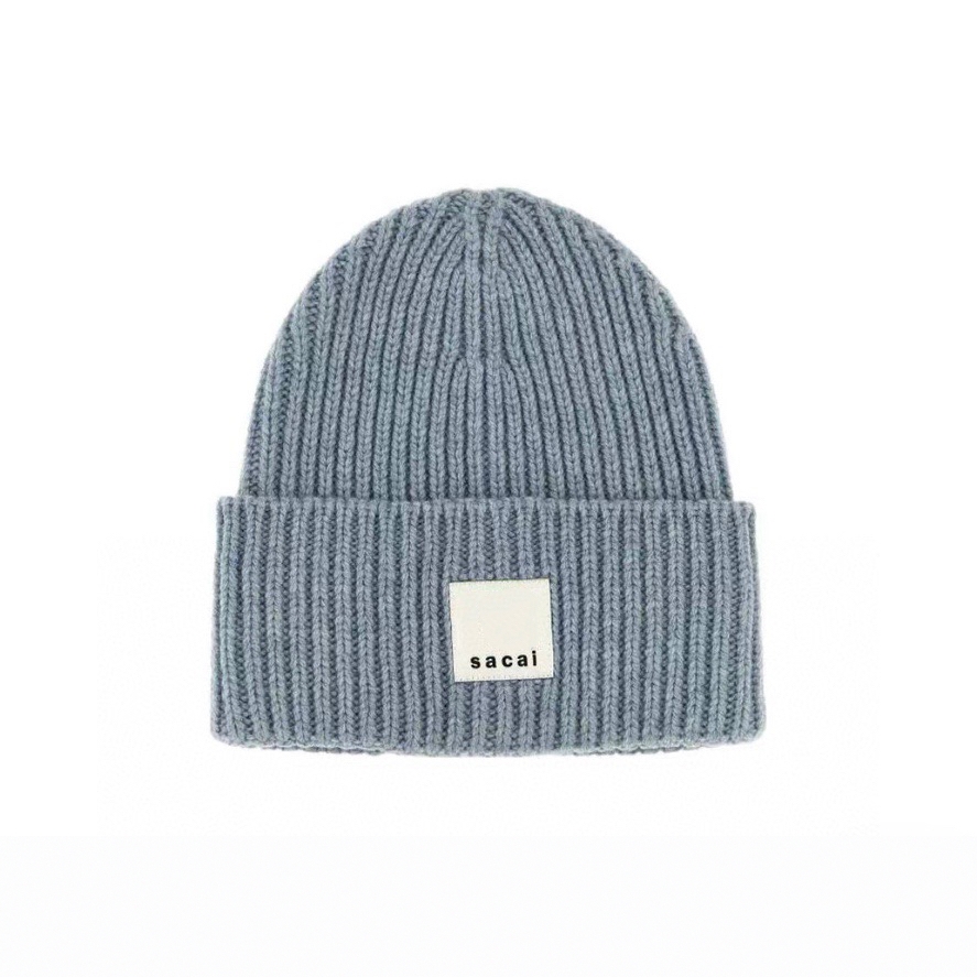Vuu Sacai Collaborative Patchw - Knit Beanie Hat Warm recension och pris
