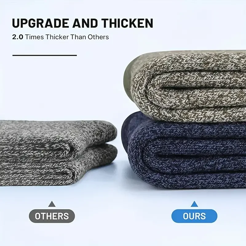 5 Pairs Merino Wool Socks for  - Thermal Sock Wool recension och pris